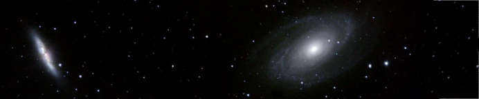 M81 Bodes and M82 Cigar Galaxies
